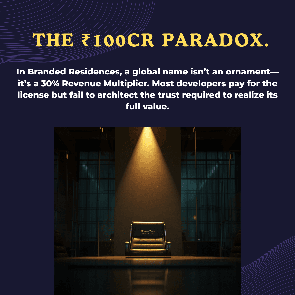 The ₹100CR Paradox: Why Branded Residences Fail to Command Their Premium