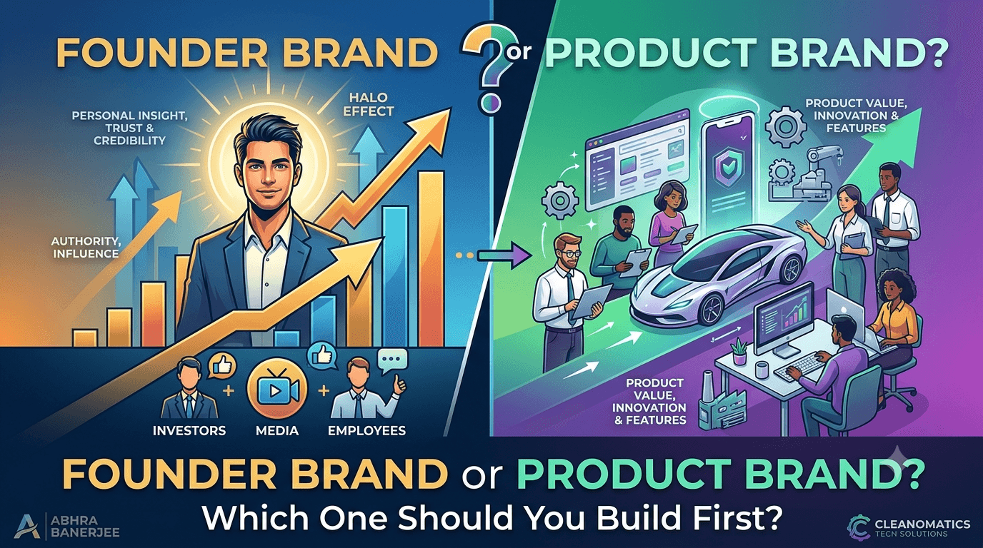 Founder Brand or Product Brand? Which One Should You Build First?