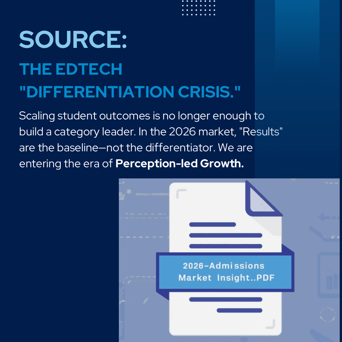 The EdTech Differentiation Crisis: Why Outcomes Are No Longer Enough in 2026