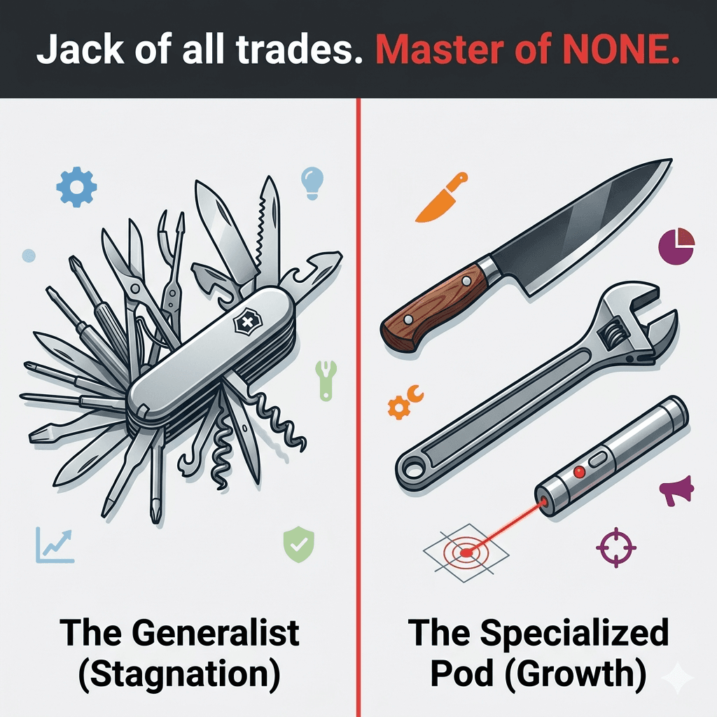The Growth Killer: Why Your Full-Stack Marketer is Stagnating ROI